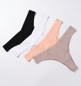 Seamless V-Waist Thong (4 Pack)